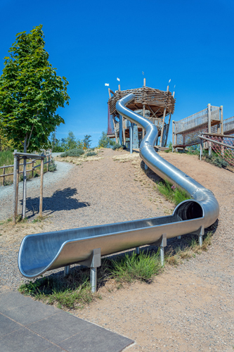 Playground slides for children